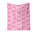 thumbnail image 1 of Jubipavy Blankets Pinks Bowknot Flannel Blanket Soft And Comfortable Digital Printed Blanket Suitable For Office Naps And Suitable As A Valentines's Day Decorative Blanket, 1 of 6