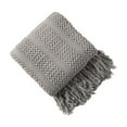thumbnail image 1 of Jubipavy Blankets Sofa Cover Blanket, Solid Color, Summer Office AIRconditioning Nap Blanket, Knitted Small Blanket, 1 of 4