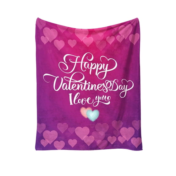 Jubipavy Blankets Valentines 's Day Blanket Flannel Blanket Flannel Digital Printing Conditioning Blanket Nap Cover Blanket