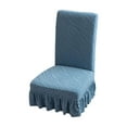thumbnail image 1 of Jubipavy Bubble Group Chair Cover Elastic Dining Table Chair Cover Half Round Household Chair Cover Cushion Backrest One Universals Chair, 1 of 6