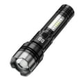 thumbnail image 1 of Jubipavy Camping Flashlight Rechargeable Flashlights High Lumens Super Bright Led Handheld Flash Light Battery Powered With 5 Light Modes Side Light USB Charging Power Display, 1 of 6