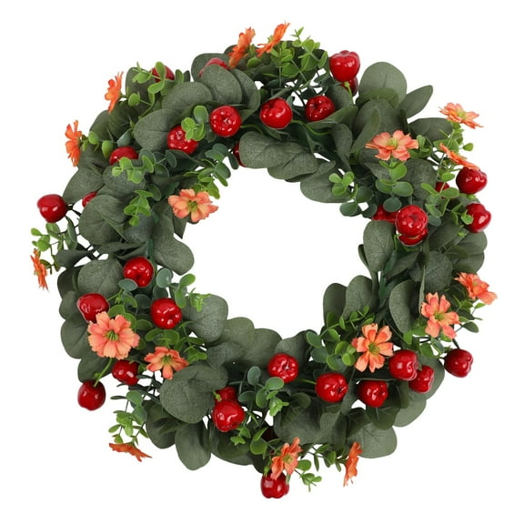 Jubipavy Christmas Hanging Ornament Christmas Wreath Christmas Tree Ornament Decoration Artificial Plant Wall Hanging Decoration