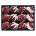 thumbnail image 1 of Jubipavy Christmas Tree Ball Christmas Decorations Balls Christmas Tree Ball Hanging Balls 12 Pcs 8cm Colored Brick Christmas Ball Set Christmas Tree Pendant, 1 of 2