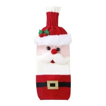 Jubipavy Christmas Wine Bags Wine Gift Bags Reusable Christmas Wine Bottle Sleeves For Christmas Weddings Birthdays Festive Parties Table Decorations Christmas Saving