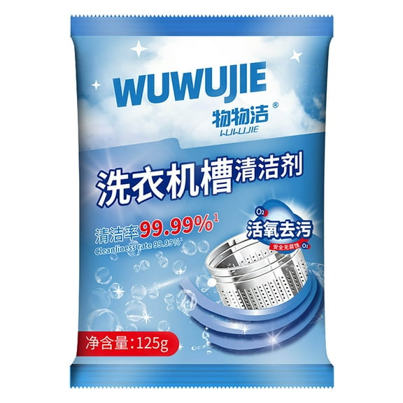 Jubipavy Washing Machine Slot Cleaner 125g, Strong Descaling, Active Oxygen Cleaning And Maintenance, Automatic Washing Machine For Removing Stains