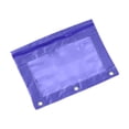 thumbnail image 1 of Jubipavy Clear Top Binder Pencil Pouch Three-hole Pencil Case Zipper Transparent PVC Document Storage Bag Detachable Folder Large Capacity Pencil Case, 1 of 3