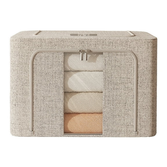Jubipavy Clothes Storage Box Home Closet Clothes Quilt Fabric Organizer Oversized Capacity Oxford Cloth Storage Bag