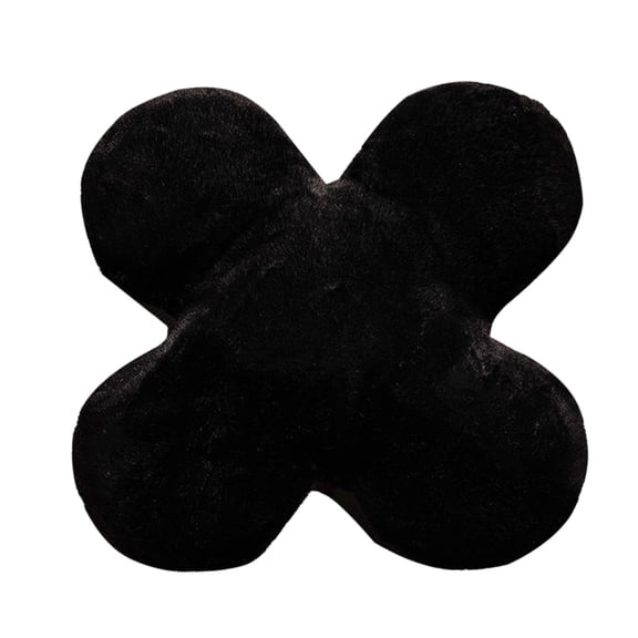 Jubipavy Cute 4-Petal Flower Shaped Plush Cushion, Soft Polyester Floor Seat Pad for Sofa Bedroom Bay Window Home Decor, 15.75in Universal Size