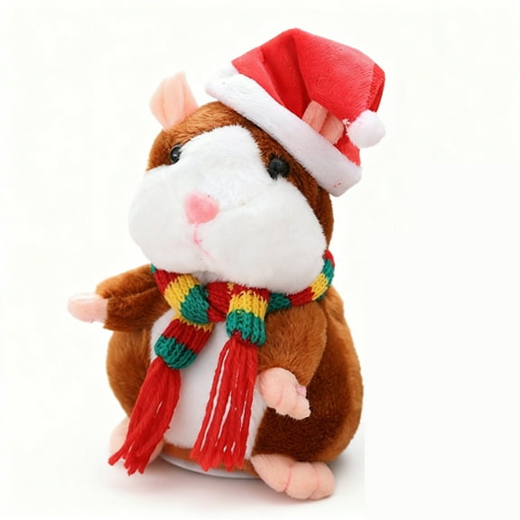 Jubipavy Electronic Pets Toys Robot Toy Interactive Toy Remote Control Toy Talking Hamster Plushs Toy Pet Speaking Plushs Toy Funny Plushs Toy Repeats Pet Toy