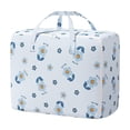 thumbnail image 1 of Jubipavy Flower Print Storage Bag With Reinforced Handles and Double Zipper Storage Bags For Clothes Space Saving Oaganizer, 1 of 7