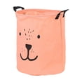 thumbnail image 1 of Jubipavy Foldable Canvas Laundry Basket 17.72" x 13.78", Heavy-Duty Fabric Storage Bin with Handles for Clothes, Toys & Household Organization, 1 of 5