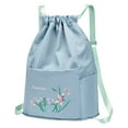 thumbnail image 1 of Jubipavy Foldable Drawstring Large Capacity Embroidered Backpack Drawstring Backpack For Women Travel Backpack Openning Season Sale, 1 of 9