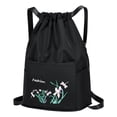 thumbnail image 1 of Jubipavy Foldable Drawstring Large Capacity Embroidered Backpack Drawstring Backpack For Women Travel Backpack Openning Season Sale, 1 of 9