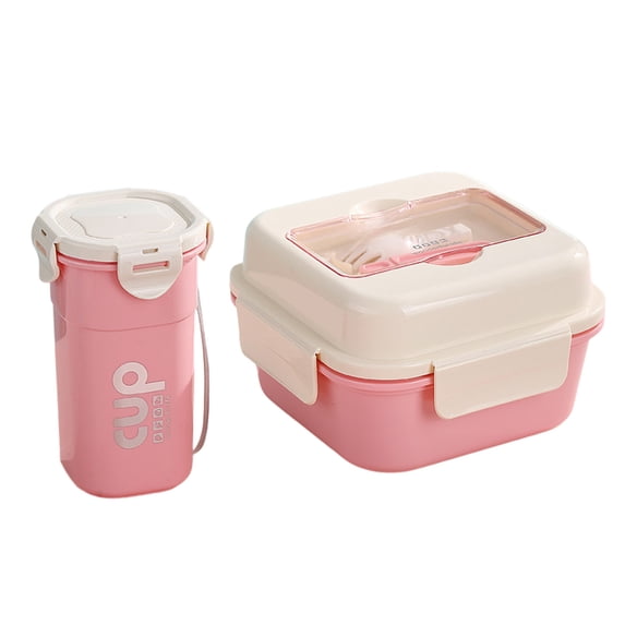 Jubipavy Food Warmer Lunch Box Lunchbox And Mug Set Lunch Box For Lunch Containers For Adults Leak Proof Microwaveable Feature