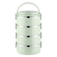 thumbnail image 1 of Jubipavy Food Warmer Lunch Box Portable Lunch Box Circular Fresh keeping Box Stainless Steel Insulated Student Office Worker Lunch Box lunch boxes, 1 of 6