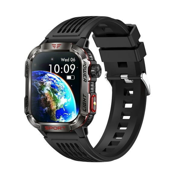 Jubipavy HT29 Smartwatch Outdoor Sports LED Lamp Banknote Detection Lamp Call Altitude Barometric Pressure Bracelet