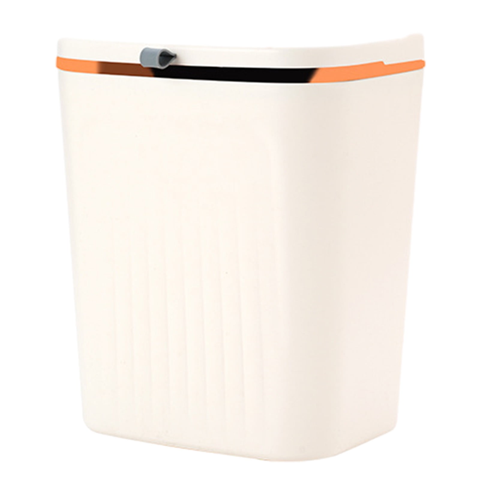 Jubipavy Hanging Trash Can with Lid Kitchen Cabinet Door Hanging Trash Can Cover Cabinet Trash Can Door Hanging Trash Can Under Sink Door Trash Can RV Bathroom