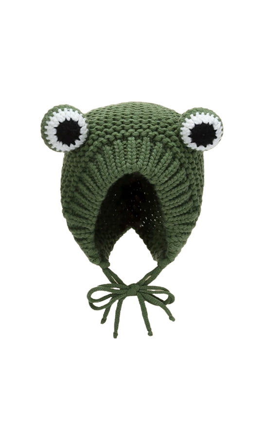 Hat Cap Fitted Hat Gorras Frogs Eye Autumns/Winter Warm Knitted Hat Adjustable Knitted Outdoor Beanie Cap