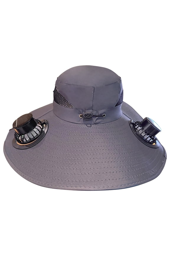 Hat Cap Fitted Hat Gorras Utility Hat Summer Fisherman Hat Solar USB Charging purpose Fan Hat Men's Strong Wind Charging Fan