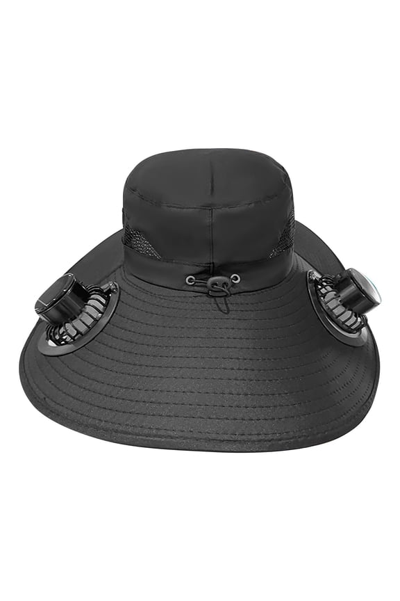 Hat Cap Fitted Hat Gorras Utility Hat Summer Fisherman Hat Solar USB Charging purpose Fan Hat Men's Strong Wind Charging Fan