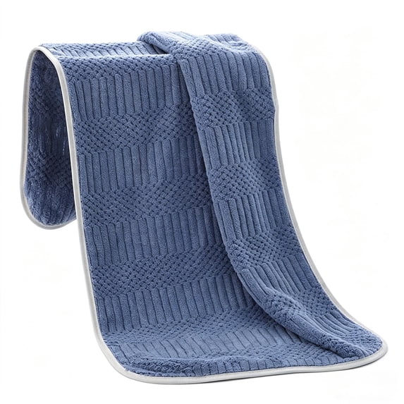 Jubipavy Honeycomb Microfiber Hand Towel 29.5 x 13.7 in, Ultra Soft Absorbent Face Towel, Quick-Dry Towel with Hanging Loop for Bathroom Home Gym