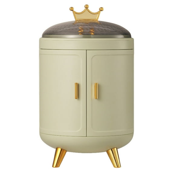 Jubipavy Jewelry Box Rotating Home Jewelry Earring Display Stand Earring Necklace Large Capacity Jewelry Storage Box