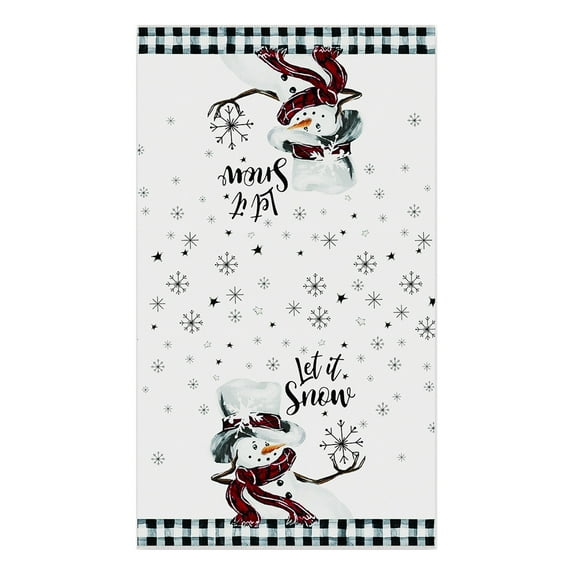 Jubipavy Kitchen Cloth Kitchen Dishes Towels Merry Christmas 19 X 16 Inch Winter Drying Cloth Tea Towels For Cooking And Baking