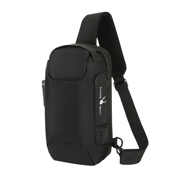 Jubipavy Large Capacity Men's Multi-function Backpack Shoulder Bag Anti-theft Chest Bag Backpack For Outdoor Travel and Sports