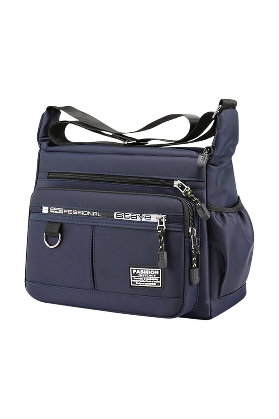 Large-capacity Men's Backpack Shoulder Bag Wear-resistant Backpack Multi-pocket Business Casual Men's Messenger Bag
