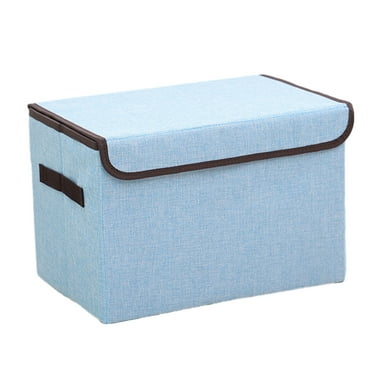 Jubipavy Larger Storage Cubes Foldable Storage Box With Lid Storage Bin Organizer Basket With Sturdy Handles For Closet Start of School Sale