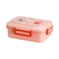 thumbnail image 1 of Jubipavy Lunch Box Plastic Partition Lunch box Can Be Microwave Heated, Sealed, And Portable Lunch Box For Office Workers, 1 of 2