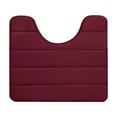 thumbnail image 1 of Jubipavy Memory Foam Bath Mat U-Shape Toilet Mats Bathroom Rugs Soft Comfortable Water Quick Drying Absorption Non-Slip Mat Thickened Machine Washable Easier Mat, 1 of 7