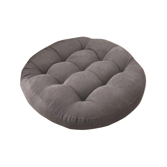 Jubipavy Minimalist Solid Breathable Round Floor Pouf Cushion, Soft Polyester Round Tatami Seat Pad for Bay Window Balcony Indoor Home Use