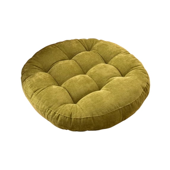 Jubipavy Minimalist Solid Breathable Round Floor Pouf Cushion, Soft Polyester Round Tatami Seat Pad for Bay Window Balcony Indoor Home Use