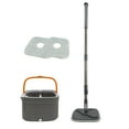 thumbnail image 1 of Jubipavy Mop And Bucket With Wringer Set Support Self Separation Sewage And Clean Water Telescopic Stainless Steel Mop Cleaning Bucket Mop For Floors Kitchen, 1 of 8