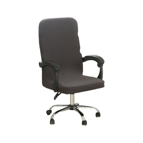 Jubipavy Office Chair Cover Solid Color Brushed High Elastic Chair Cover Soft And Comfortable Chair Seat Cover -proof And- Chair Slipcover Suitable For Dining Chair