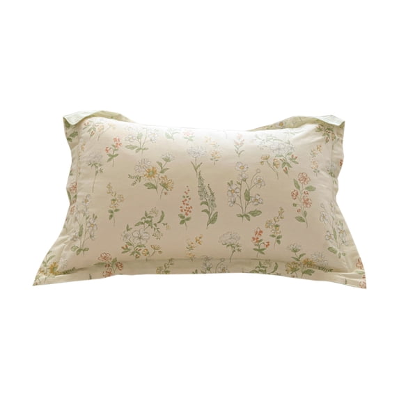 Jubipavy Pillows Cover Cottons Spring Floral Print Pillowcase Large Size Soft Comfortable Skines-friendly And Breathable Multiple Print Options Available Suitable For Bedroom Bedding