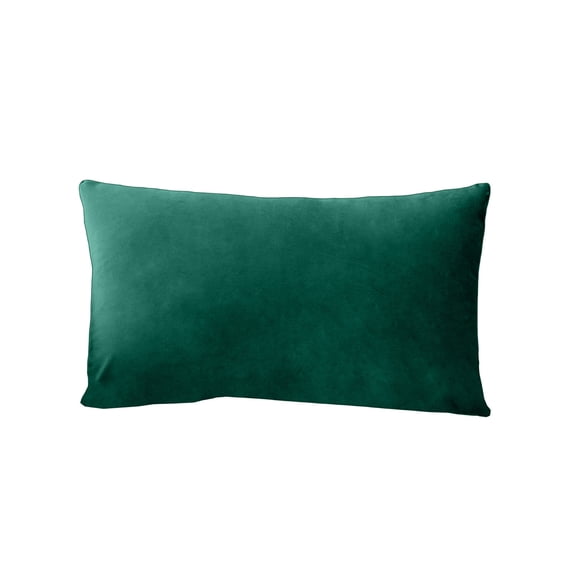 Jubipavy Pillows Cover Rectangle Velvet Throw Pillow Cover Colour Waist Pillow Cushion Green