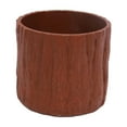 thumbnail image 1 of Jubipavy Plant Pots Faux Tree Bark Flower Pot Plastic Planter Pot Indoor Outdoor Plant Container For Succulents Herbs Cactus Available In 4 Colors, 1 of 6