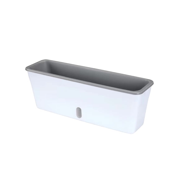 Jubipavy Plant Pots Rectangular Flower Pots Vegetable Planting Pots Automatic Water Absorption Two Purpose Easy To Care Suitable For Indoor And Outdoor Use