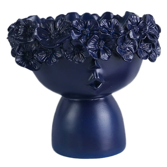 Jubipavy Planter Resin Vase Face Vase Succulent Home Office Decoration Gift Home Saving