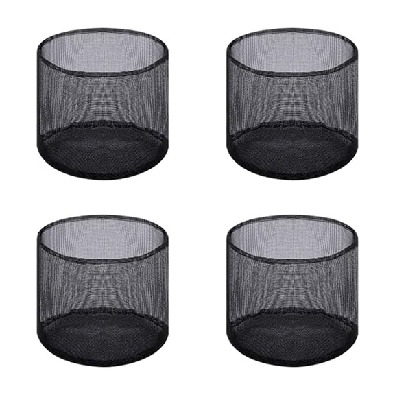 Jubipavy Planters 4 Aquatic Pond Planting Bags 7.1 Inches High X 7.2 Inches Diameter Reusable For Garden Breathable Circular Flowerpot For Plants