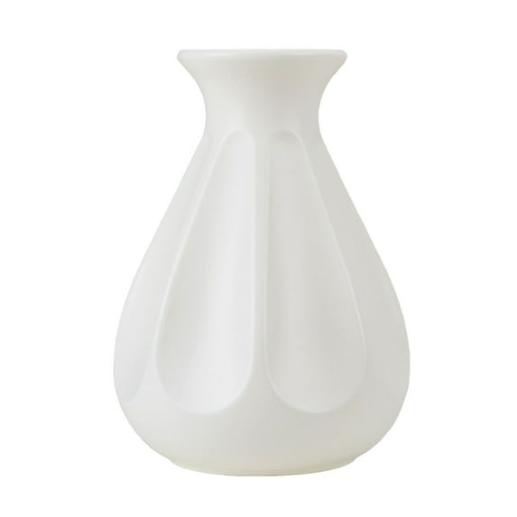 Jubipavy Plastic Vase Plastic Imitation Glazed Vase Living Room Flower Arrangement TV Cabinet Decoration Dried Flower Decoration Flower Pot Flower Utensil