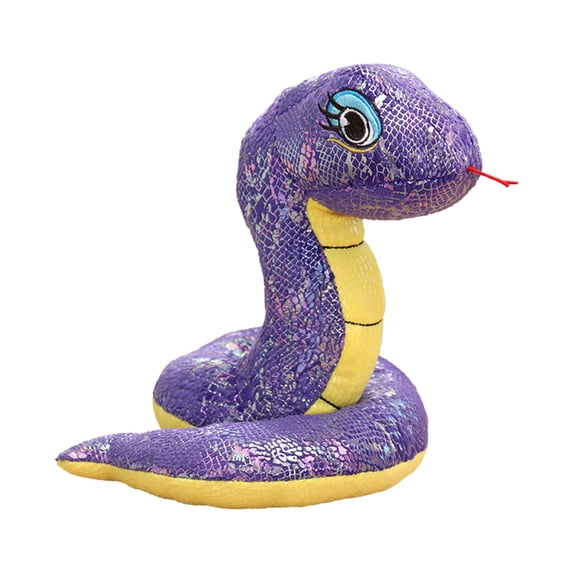 Jubipavy Plush Toy Simulation Sequin Snake Stuffed Toy Doll Decorative Ornament 2025 Year Of The Snake Auspicious Dolls