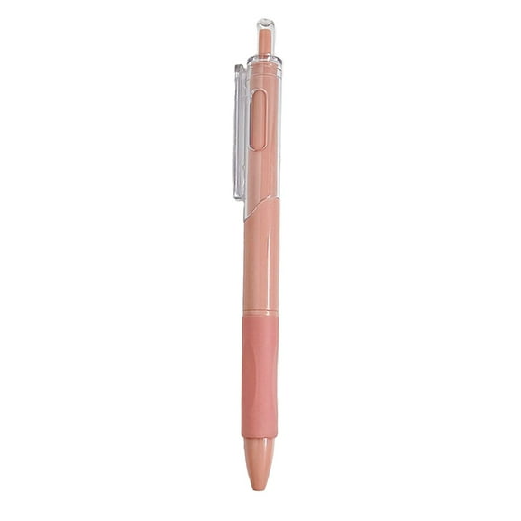 Jubipavy Pressing Gel Pen 0.7ML Candy Color Push-button Neutrals Pen High value Quicks Drying Black Brush Pen For Problem Solving Pen Learning Stationery