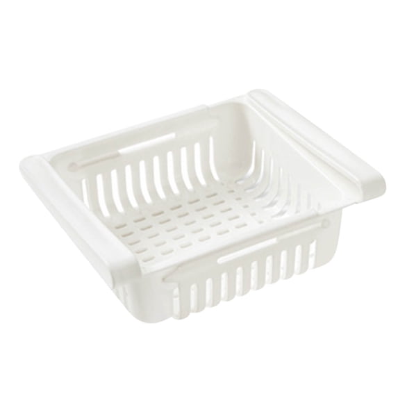 Jubipavy Pull-out Refrigerator Storage Box Food Organizer Drawer Shelf Proper Fruit Vegetable Washing Basket