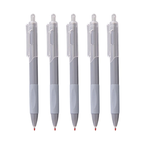 Jubipavy Quick-drying Gel Pen Gel Pens 5 Pcs 0.5mm Blacks Ink Pens Fine Point Smooths Writing Pens For Journaling Note Takings Cute Office Supplies Gifts 2ml