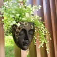 thumbnail image 1 of Jubipavy Resin Planter Human Face Wall Mounted Outdoor Garden Wall Decoration Planter Gift Home Saving, 1 of 2