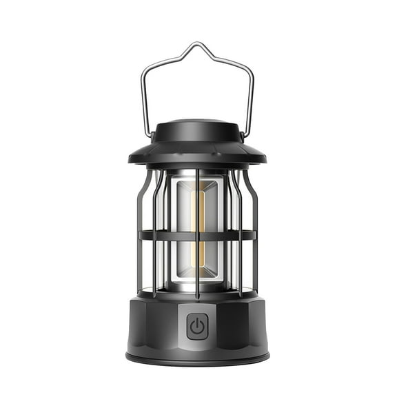 Jubipavy Retro Camping Light Tent Light Portable Rechargeable Lights Multifunctional Light with Battery