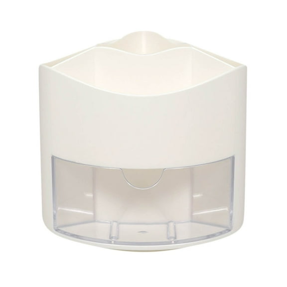 Jubipavy Rotating Pen Holder Transparent Drawers For The Opening Season, Rotating Stationery Storage, Stylish Pen, Desktop Office, Large Capacity Pen